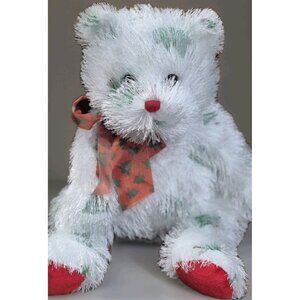 TY Punkies Santa Claws Holiday Bear Plush Stuffed Animal 2005 14"
